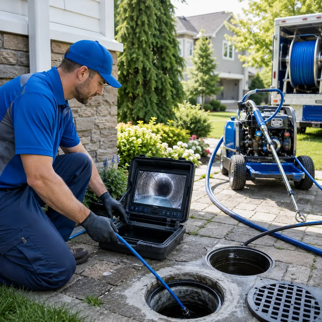 Outdoor drain cleaning professionals serving South Wales, NY